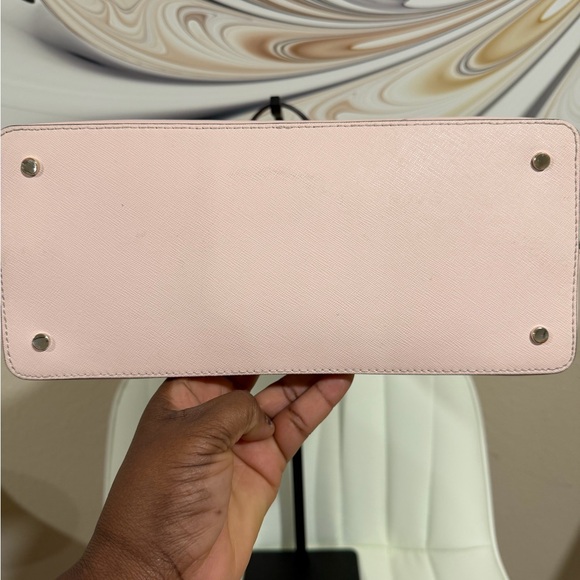 kate spade Pink Dome Satchel with Fuchsia Handles - Picture 5 of 13